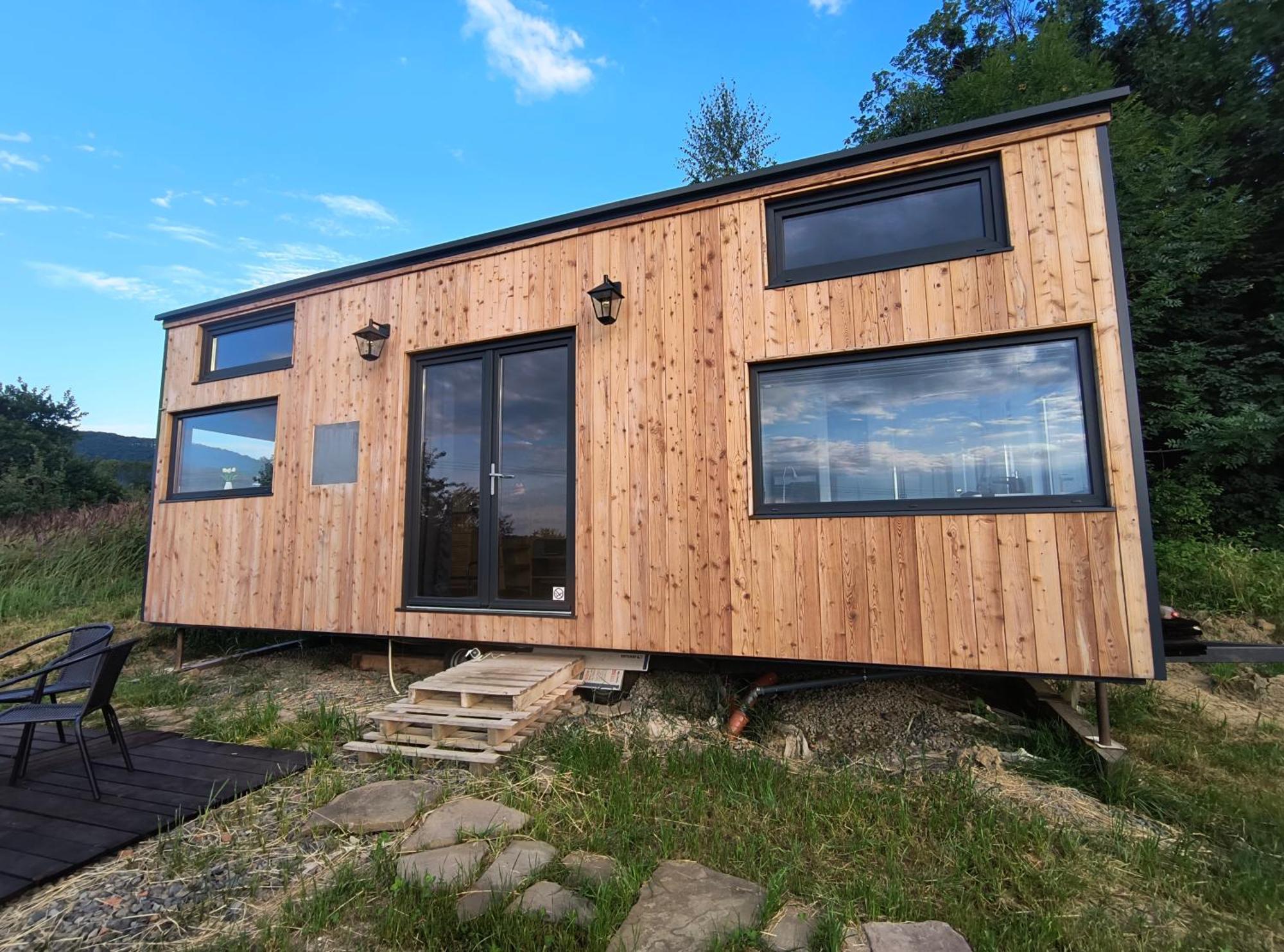 Tiny House Chvalcov Villa Dış mekan fotoğraf